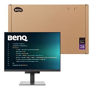 Monitor BenQ RD280U 28,2” 4K+ 3840x2560 IPS USB-C para Programadores e Desenvolvedores Preto
