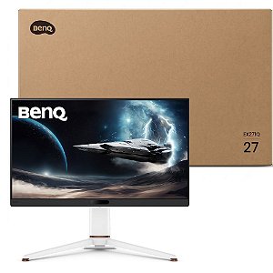 Monitor Gamer BenQ Mobiuz EX271Q-B 27” QHD IPS 180Hz 1ms FreeSync Premium Branco