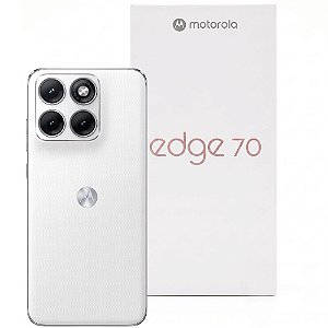 Smartphone Motorola Edge 70 Fusion  5G 256GB, 8GB RAM, Câmera 50MP Sony Lytia 710  - Branco