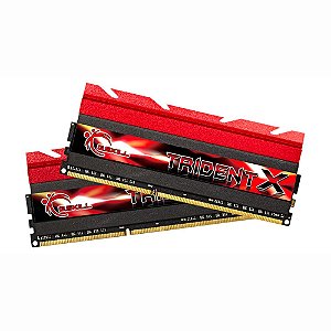 Memória Ram Desk 8Gb DDR3-2400MHz 2x4GB Gskill Trident X -F3-2400C10D-8GTX