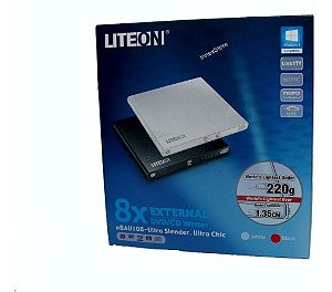 Gravador Externo Dvd USB Ultra Slim Liteon Es1