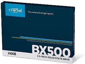 HD SSD Crucial 240 GB Bx500 3D Nand Sata 2,5 Ct240bx500ssd1