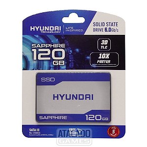 HD SSD 120 Gb Hyundai Sapphire 3d Sata III Ssd 2.5”