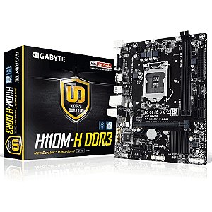 Placa Mae Gigabyte Ga-h110m-h Ddr3 Socket Lga1151 Chipset Intel H110