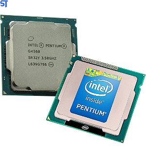 Processador Intel Pentium G4560 Kaby Lake Cache 3MB 3.5Ghz LGA 1151 Intel HD Graphics 610