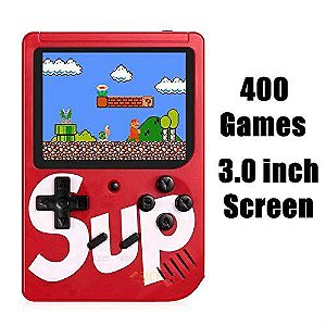 Mini Game Portátil 400 Jogos Retro Sup Game Box Mega Multicores