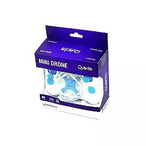 Drone Quanta Qtpdr2036 Mini Com Giro De 360º - Azul/branco