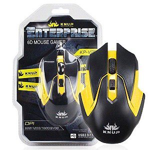 Mouse Gamer Usb 6d Enterprise Knup - Kp-v25