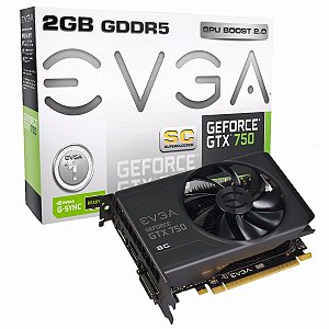 Placa De Video Geforce Nvidia Gtx 750 2gb Ddr5- 128bits‎