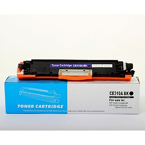 Toner Compatível HP CE310A 310A 126A Preto | CP1020 CP1020WN CP1025 M175 M175A | Premium Quality 1k