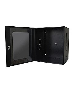 Mini Rack 19 Servidor De Parede Preto 12u X 570mm Compact Lite