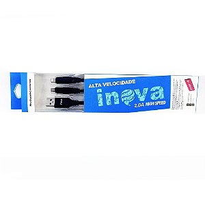 Cabo 2.0 USB Inova iPhone 5/6/7 e V8 resistente 1M