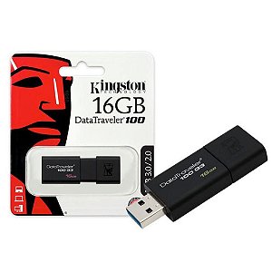 Pen Drive Kingston DataTraveler USB 3.0 16GB - DT100G3/16GB