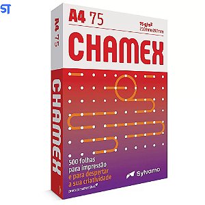 Papel Chamex A4 75g/m 210mm x 297mm Office Branco 500 Folhas