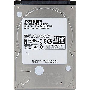 Hd Notebook 500gb Toshiba Mq01abd050 Fab. 2019 5400 Rpm Lacrado