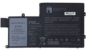 Bateria Notebook Dell Inspiron P39f P39f001 P39f002 P39f003 P49g