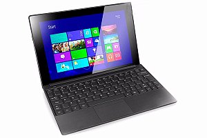 Notebook 2 em 1 CCE F10-30 - Tela de 10.1" Touchscreen Intel Atom Z3735G - Ram 1GB - 16GB
