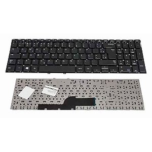 Teclado Notebook Samsung Np270e5e-kd1br Np270e5e-kd2br Com Ç- Preto