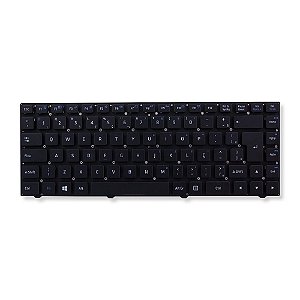 Teclado Com Moldura Notebook Positivo Master N40i