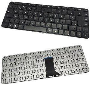 Teclado Notebook Hp Pavilion Dm4-1000 Dv5-2000 Com Moldura