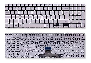 Teclado Notebook Samsung Expert X41 - NP300E5K- Branco