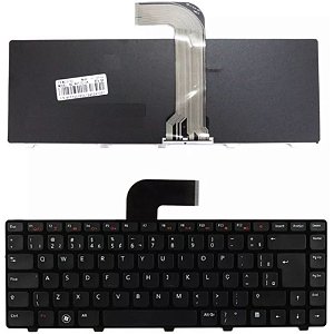 Teclado Notebook Dell N4050 3550 3560 14-3420 Black-Br-Frame