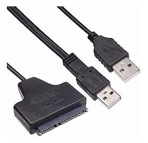 Cabo Conversor Sata Info Para Usb Macho 40 Cm