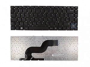 Teclado Notebook Com Moldura Samsung RV411