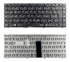 Teclado Notebook Itautec  Pn:6-80-W2440-331-1 Mp-10F88pa-430w-Usd