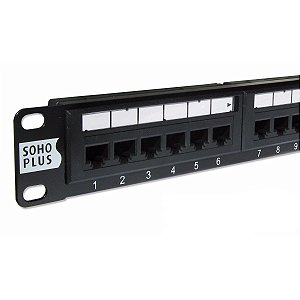 Patch Panel Categoria 6 Utp 24 Portas JZ2002-2