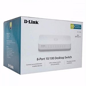 Switch D-Link 8 Portas 10/100 Mbps DES 1008C