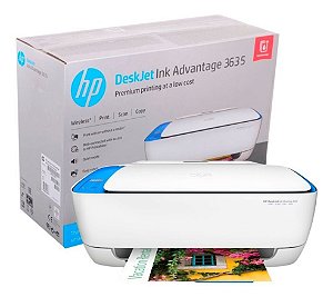 Impressora Multifuncional HP Deskjet Ink Advantage 3636 Wi-Fi (F5S45A)- Sem Cartucho