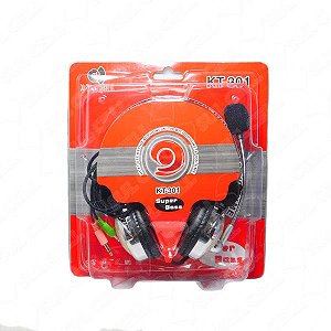 Headset Super Bass KT-301 Com Microfone