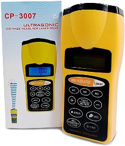 Trena Digital a Laser Cp-3007 Mede Distancias Até 18 Metros XT-3007