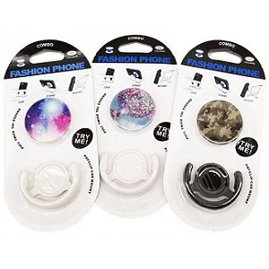 Pocket Socket Suporte P/ Celular + Suporte Veicular Pop Combo Fashion Phone