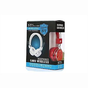 Headphone Wireless 4.1 Estereo ST5 Com Entrada Para Cartão