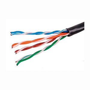 Metro Cabo De Rede Mk2 VO6 Tecno 23AWG UTP Cat5E Preto