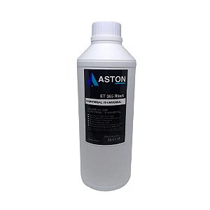 Tinta Corante Aston Et 365  Compatativel Epson/hp Preto 1 Litro