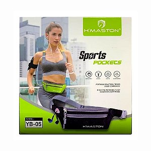 Cinto Impermeável H'maston Sports Pocket Yb-05 Para Celular Corrida