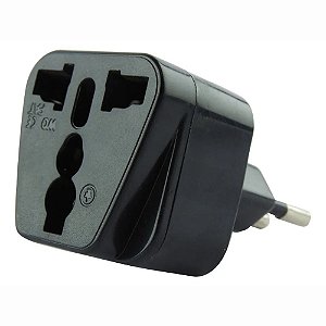 Adaptador de Tomada Elétrica Brasil Soquete Conversor EUA UK AU A UE Plug