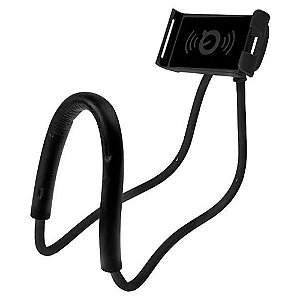 Suporte De Pescoço Articulado Para Celular Com Espuma Protetora E Regulador