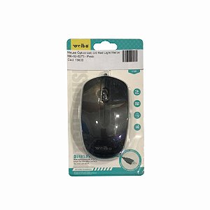 Mouse Óptico Usb 3.0  Red Light Weibo MK-02-0273