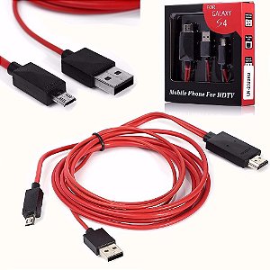 Cabo Hdmi Usb Para Mobile / Mobile Phone For Hdtv Para Tv