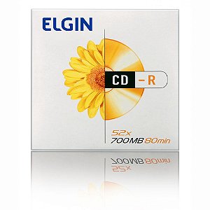 CD R Elgin 52X 700MB 80 Min. Unidade