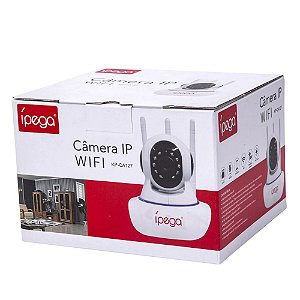 Camera Ip Wifi 360 Graus Com Visão Noturna e Microfone Ípega KP-CA127