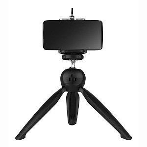 Mini Tripé De Mesa Com Suporte Para Celular Rotação 360º