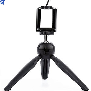Tripé Ajustável Profissional 18Cm Rotação 360º Com Suporte Xtrad FF0086