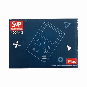 Mini Game Box Sup Plus Portátil 400 in 1 Jogos Retro 3 Pilhas