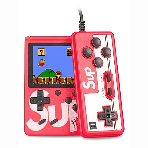 Mini Game Portátil 500 Jogos Na Memória Super Console Com Controle Retro Sup