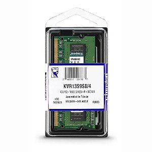 Memoria Ram Notebook 4 Gb Ddr3 1333Mhz KVR13s9S8/4 Kingston